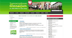 Desktop Screenshot of gimnazjum.solec-zdroj.eu