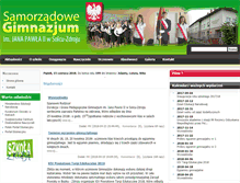 Tablet Screenshot of gimnazjum.solec-zdroj.eu